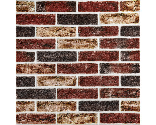 Самоклеящаяся 3D панель 700х700х5мм Кирпич клинкер бежевый (417) SW-00001183