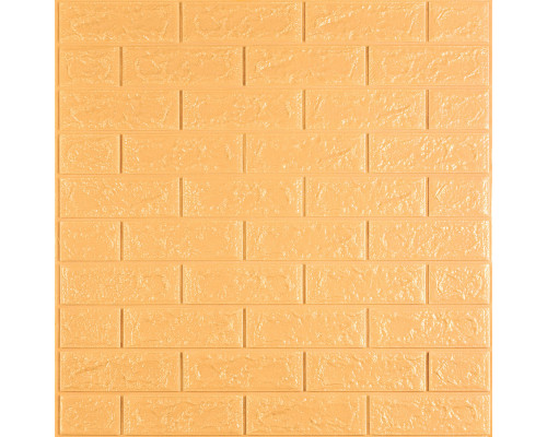3D панель самоклеющаяся 700x770x5мм кирпич Желто-песочный (009-5) SW-00000028