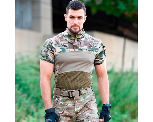 Тактическая футболка Han-Wild HW021 Camouflage CP 3XL