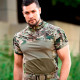 Тактическая футболка Han-Wild HW021 Camouflage CP 3XL