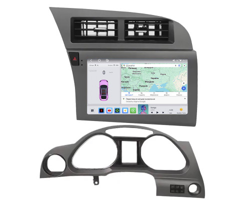 Штатная магнитола Lesko для Audi A6 allroad II (C6) 2006-2008 экран 9" 4/64 QLED CarPlay 4G Wi-Fi GPS 360 Prime