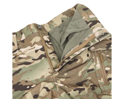 Зимние тактические штаны Soft shell S.archon X9JRK Camouflage CP на флисе XL