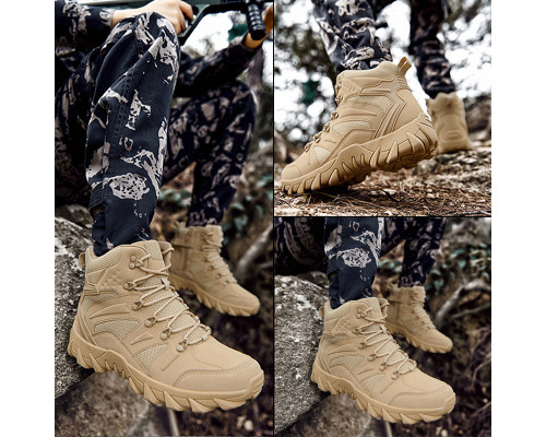 Ботинки тактические GZ702 Sand Khaki 46