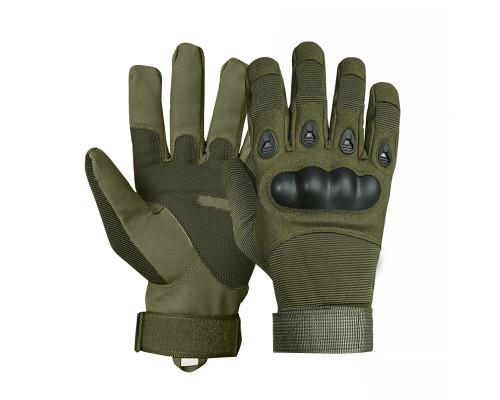 Перчатки тактические полнопалые E001 Army Green L