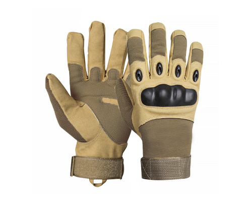 Перчатки тактические полнопалые E001 Sand L