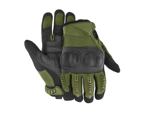Перчатки тактические полнопалые E005 Green L