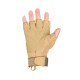 Перчатки тактические беспалые E302 Sand Khaki L
