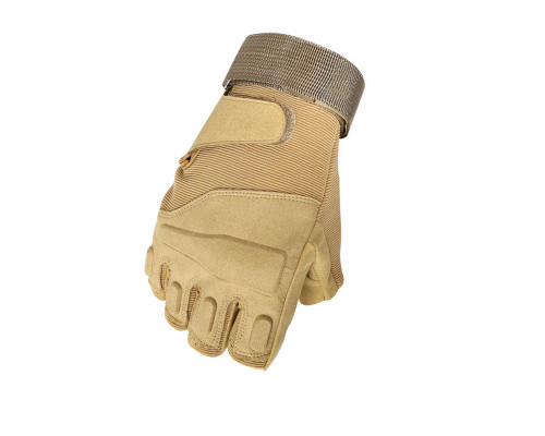 Перчатки тактические беспалые E302 Sand Khaki M
