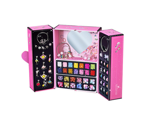 Детский набор для рукоделия 104-DIY создания украшений ожерелье бусы браслет развивающий