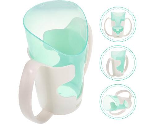 Чашка для кормления Aiwecare 7488 для людей с ограниченными возможностями лежачих больных с дисфагией с ручками