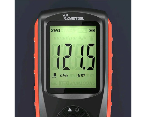 Толщиномер VDIAGTOOL VC-200 определяет толщину ЛКП до 1500 мкм автоматически распознает тип подложки железо алюминий