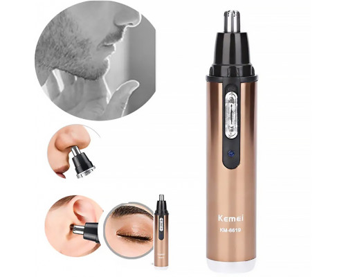 Универсальный триммер для стрижки волос и бороды Kemei KM-6619