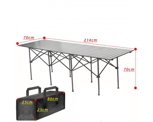 Стол складной S5436 214*70*70 см