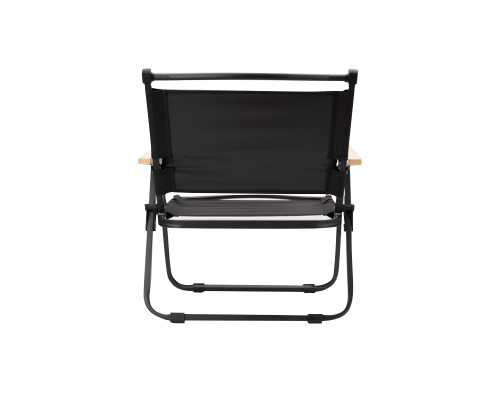 Кресло туристическое S3344 складное для сада туризма рыбалки Black