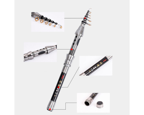 Удочка телескопическая LEO 27593 2,4 м