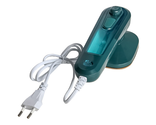Ручной мини утюг Micro Steam Iron C020 портативный для сухой и влажной глажки 220В Green