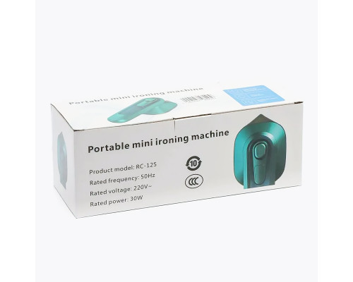Ручной мини утюг Micro Steam Iron C020 портативный для сухой и влажной глажки 220В Green