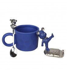 Подарочный кофейный набор Dedbbb чашка ложка подставка для телефона подарочная упаковка Dark Blue