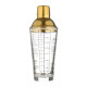 Шейкер для коктейлей KM-40G стеклянный 400 мл Gold