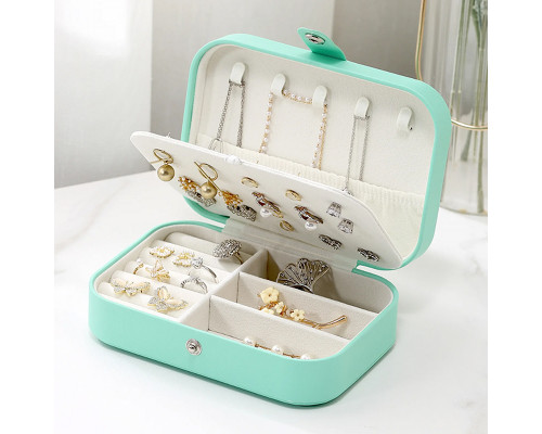 Шкатулка Casegrace SP-01161 для украшений и ювелирных изделий портативная 16*11*5 см Turquoise