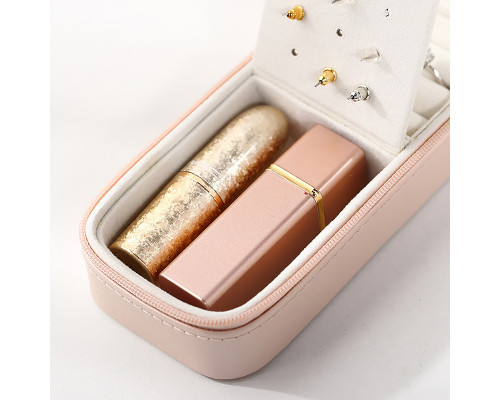 Шкатулка Casegrace SP-01185 для украшений и ювелирных изделий портативная 15*6,5*4,8 см Pink