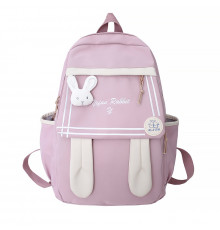 Рюкзак подростковый 21727 Зайка 20L Pink