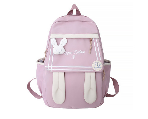 Рюкзак подростковый 21727 Зайка 20L Pink