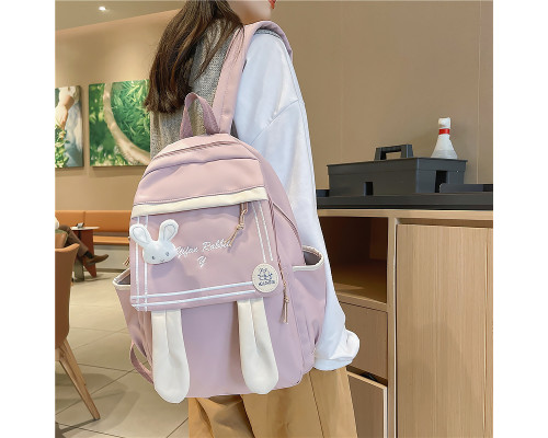 Рюкзак подростковый 21727 Зайка 20L Pink