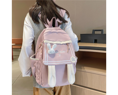 Рюкзак подростковый 21727 Зайка 20L Pink
