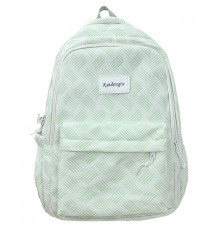 Рюкзак подростковый 5108 для ноутбука 14" водонепроницаемый 2 отделения 20-35 л Green