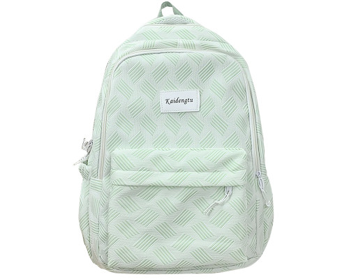 Рюкзак подростковый 5108 для ноутбука 14" водонепроницаемый 2 отделения 20-35 л Green