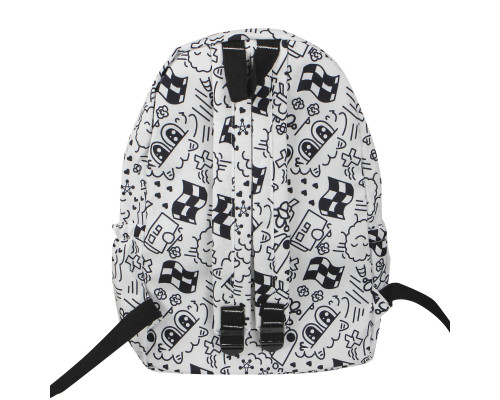 Рюкзак подростковый 5154 с рисунками 20-35 л Black