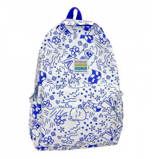 Рюкзак подростковый 5154 с рисунками 20-35 л Blue