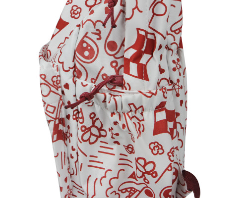 Рюкзак подростковый 5154 с рисунками 20-35 л Red