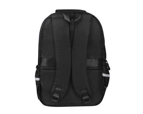 Рюкзак подростковый 5504 для ноутбука 14" водонепроницаемый 2 отделения 20-35 л Black