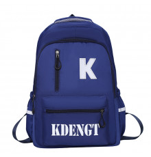 Рюкзак подростковый 5504 для ноутбука 14" водонепроницаемый 2 отделения 20-35 л Blue