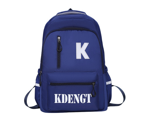 Рюкзак подростковый 5504 для ноутбука 14" водонепроницаемый 2 отделения 20-35 л Blue