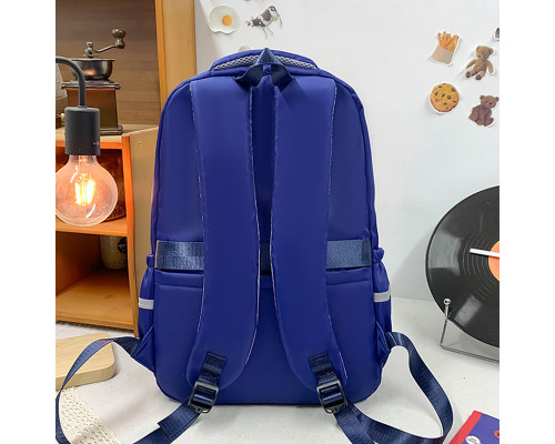 Рюкзак подростковый 5504 для ноутбука 14" водонепроницаемый 2 отделения 20-35 л Blue