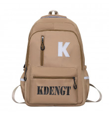 Рюкзак подростковый 5504 для ноутбука 14" водонепроницаемый 2 отделения 20-35 л Sand