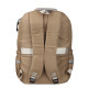 Рюкзак подростковый 5504 для ноутбука 14" водонепроницаемый 2 отделения 20-35 л Sand