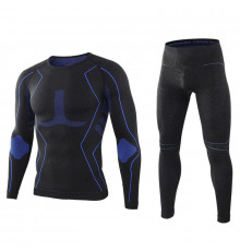Термобелье мужское A201 Black-Blue XL