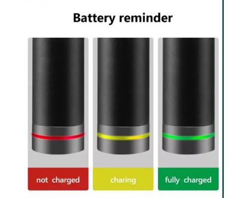 Ударный перкуссионный массажер Rlaxyoo S3 Massage Gun (12 насадок) 30 режимов (Карбон)