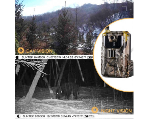 Фотоловушка Suntek HC 900M/G с GSM-модулем, передача данных через MMS, ночная фото и видео съемка, датчик движения.