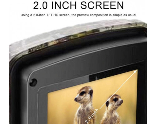 Фотоловушка Suntekcam DL-100 (12 Мп, 2" дисплей), защита IP66. Камера с датчиком движения и ночной съемкой.