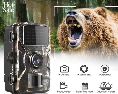 Фотоловушка Suntekcam DL-100 (12 Мп, 2" дисплей), защита IP66. Камера с датчиком движения и ночной съемкой.