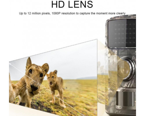 Фотоловушка Suntekcam DL-100 (12 Мп, 2" дисплей), защита IP66. Камера с датчиком движения и ночной съемкой.