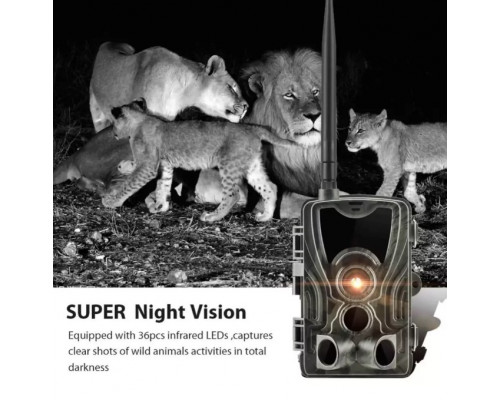 Фотоловушка Suntek HC 801M с GSM модулем G2, обзор 120°, ночная съемка, датчик движения, защита IP65, дальность 25 м.