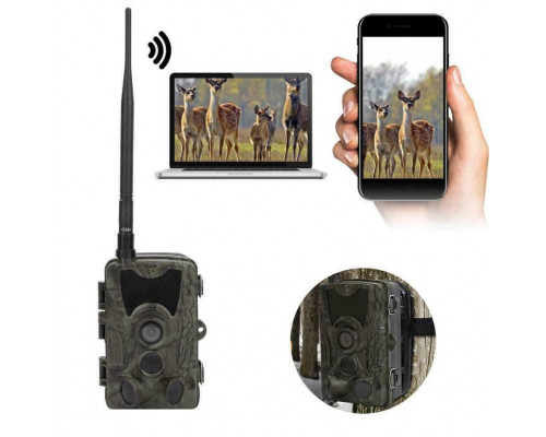 Фотоловушка Suntek HC 801M с GSM модулем G2, обзор 120°, ночная съемка, датчик движения, защита IP65, дальность 25 м.