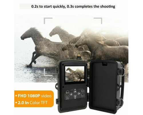 Фотоловушка Suntek HC 801M с GSM модулем G2, обзор 120°, ночная съемка, датчик движения, защита IP65, дальность 25 м.