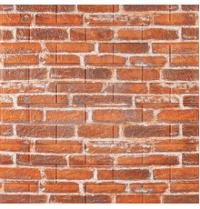 Декоративная 3D панель 700x770x5мм Рыжий Екатеринославский кирпич (044) SW-00000037